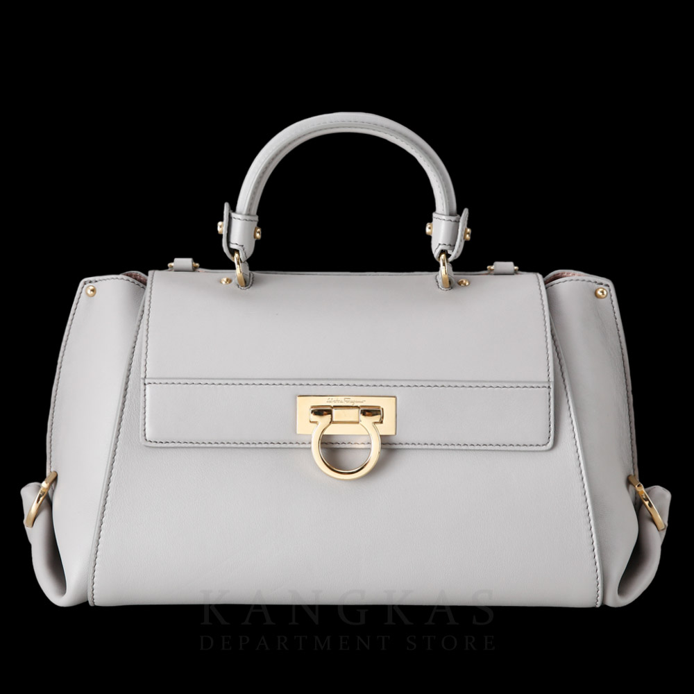 FERRAGAMO(USED)페레가모 간치니 탑핸들 플랩백